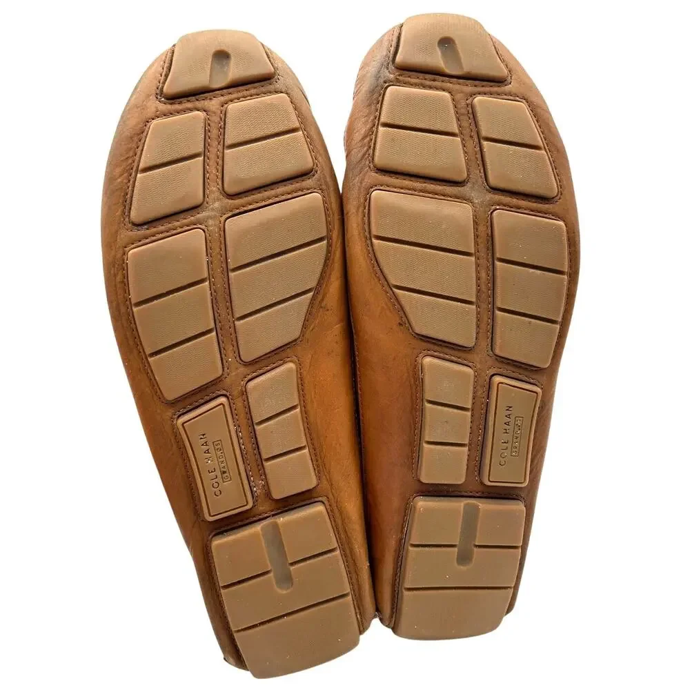 Cole Haan Wyatt Bit Driver Brown Leather Driving Loafers SIZE 13 Academia Preppy